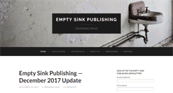 Desktop Screenshot of emptysinkpublishing.com