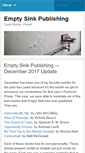 Mobile Screenshot of emptysinkpublishing.com